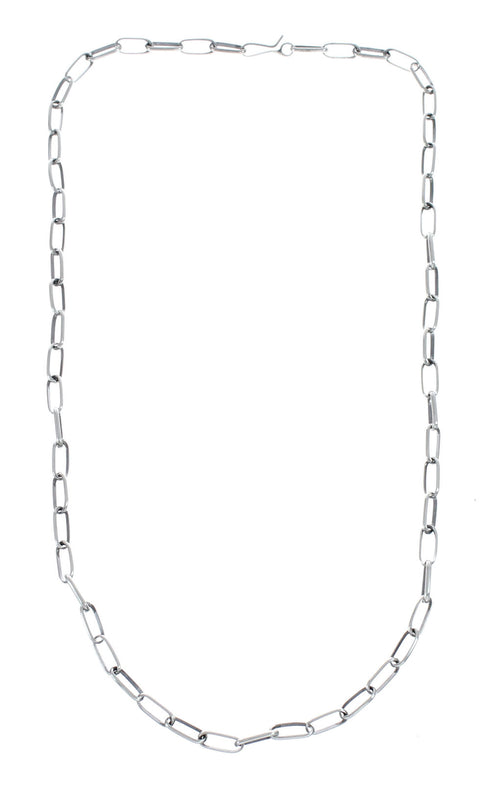 Old Pawn Style Sterling Silver 22-1/2" Adjustable Extender Chain Necklace JX125866